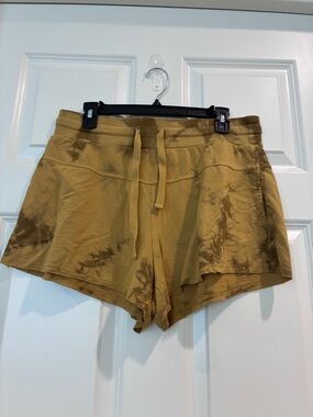 JoyLab Olive Tie-Dye Drawstring Athletic Shorts